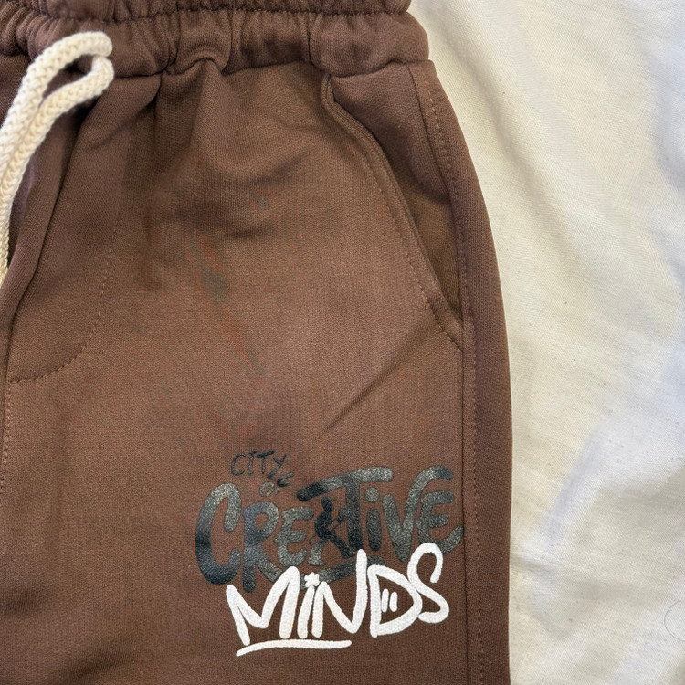 ست بلیز و شلوار پسرانه پنبه ای مدل creative mindes